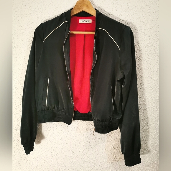 🌿🌸 NAF NAF Bomber Jacket 🌸🌿 - Picture 8 of 11